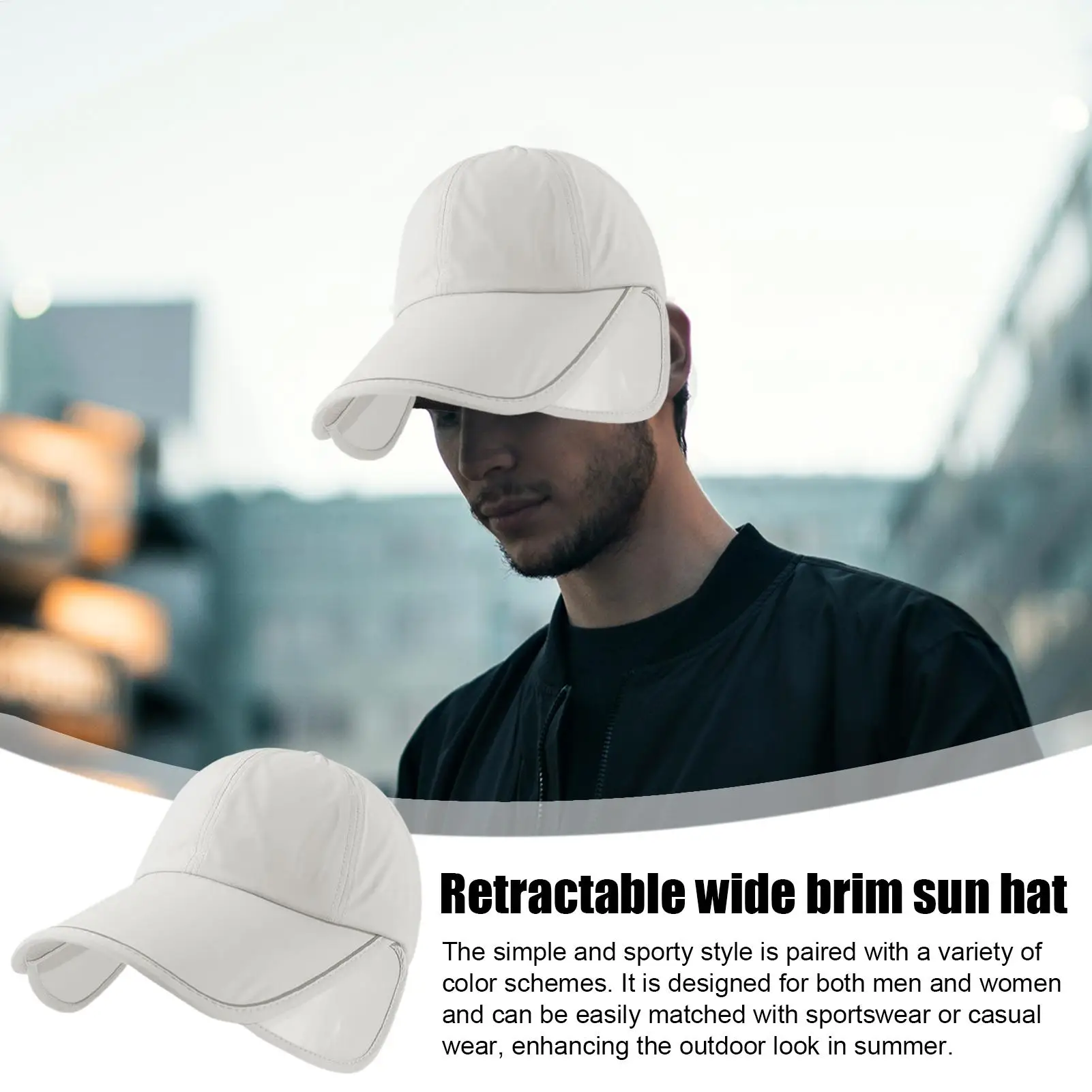 

Golf Caps For Women Wide Brim Sun Protection Hat Outdoor Casual UV Protection Caps For Hiking Cycling Running Golfing Baseball