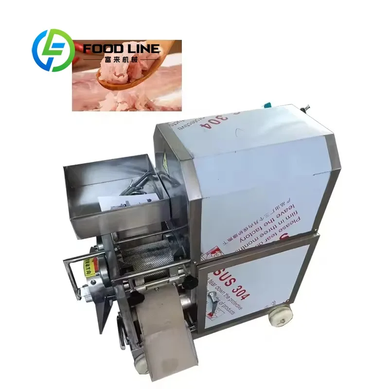 Fish Processing Equipment Commercial Crab Meat Extractor Machine  Fish Meat Bone Separator Machine