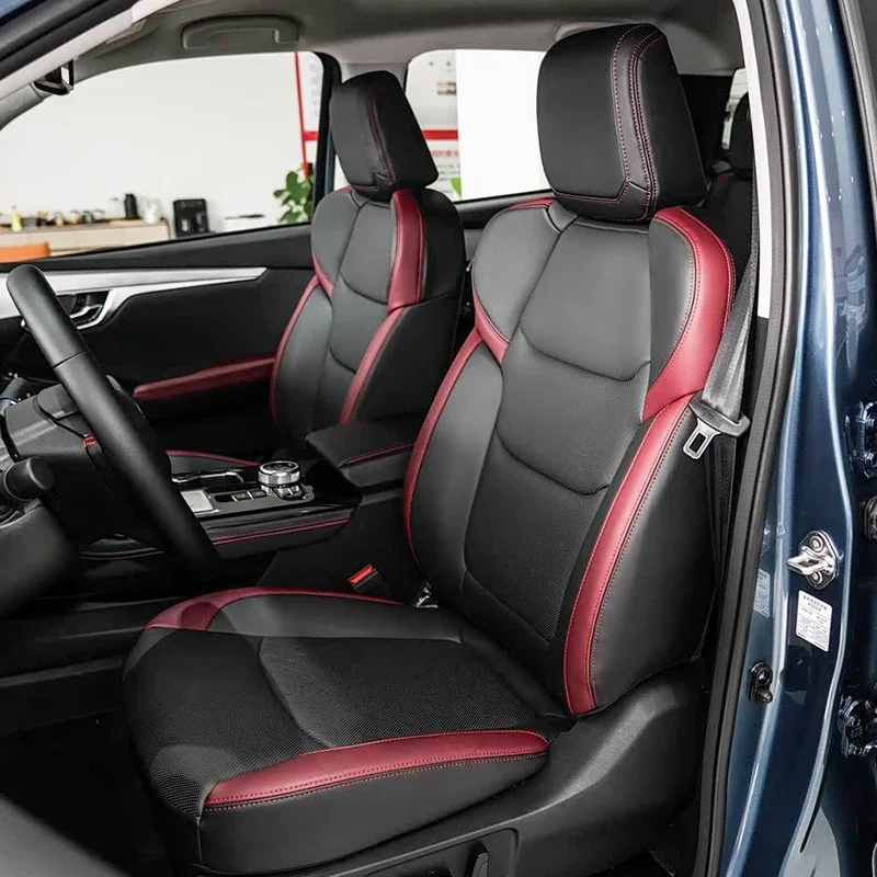 For 2015-2026 Isuzu D-Max D Max Mu-X MU X DMax Mux Custom Fit Car Seat Covers 5 Seats  Full Set Nappa Leather Full Covered