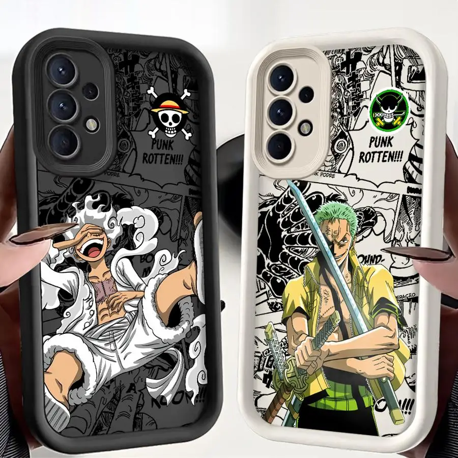 Anime Luffys Ones Pieces Phone Cover Case for Samsung Galaxy A12 A13 A34 A26 A32 A23 A35 A36 A51 A73 A53 A54 A56 A15 A16 A71 A72
