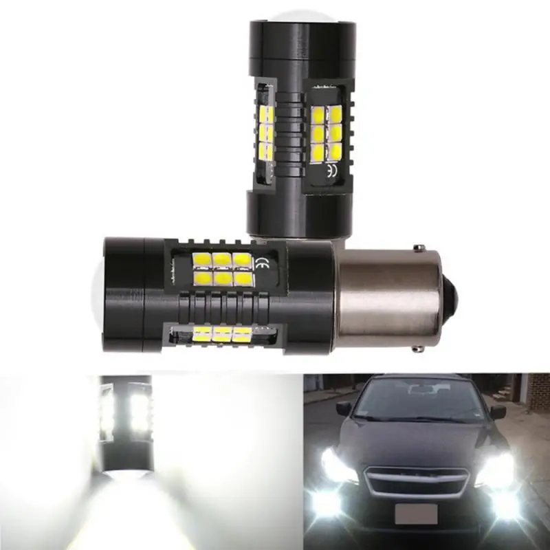 LIGHTP21W 1156 BA15S Canbus Car Led Bulb 3030SMD LED Auto Reverse DRL Car Light 12V 24V Automobiles Lamp for Universal