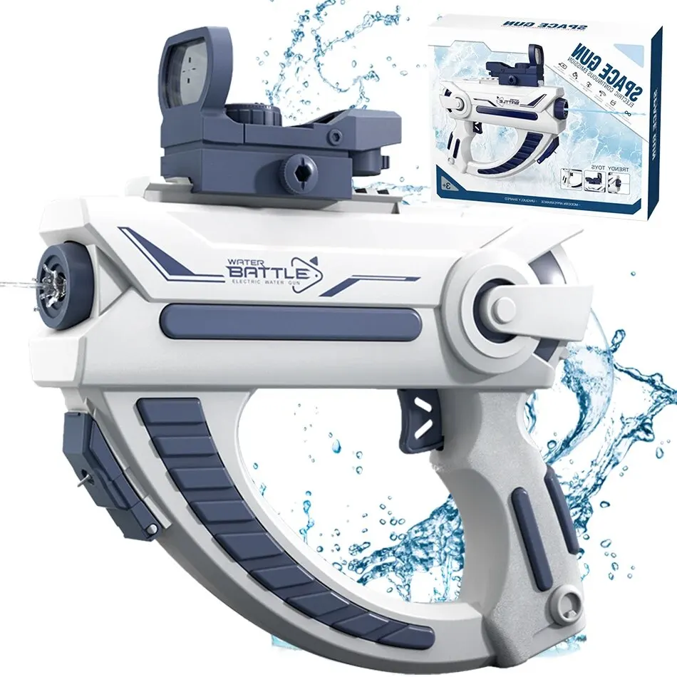

Space Electric Automatic Water Storage Gun Portable Children Summer Beach Outdoor Fight Fantasy Toys for Boys Kids Adult Game