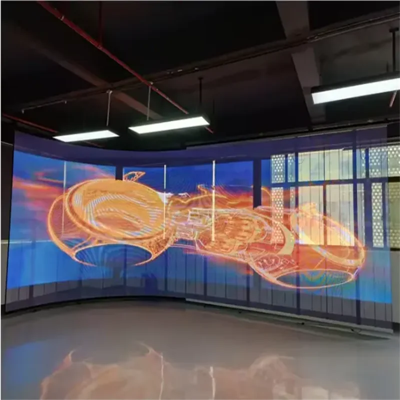 High Transparency Self-Adhesive P8 Flexible LED Crystal Film Indoor & Outdoor Use For Shopping Malls Education & Elevators