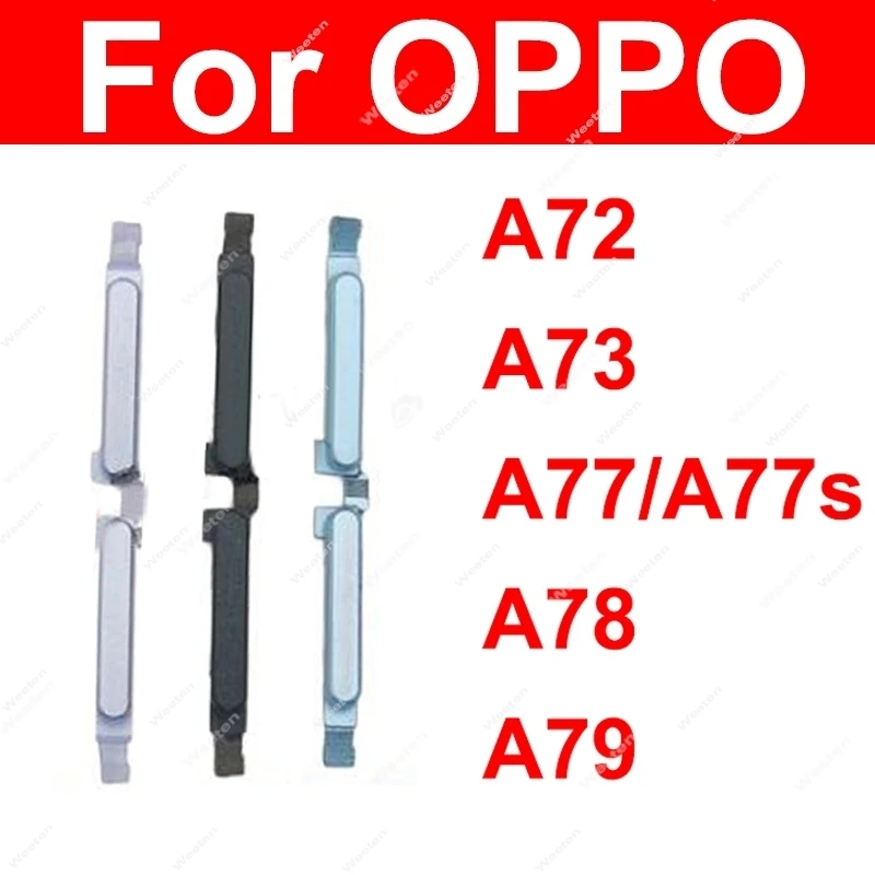 Volume Button For OPPO A72 A73 A77 A78 A79 4G 5G On OFF Power Volume Side Keys Volume Buttons Replacement