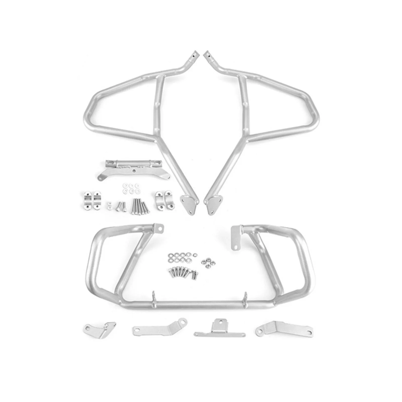 

Chrome Engine Guard Front+Rear Crash Bars For Honda Goldwing GL1800 2001-2017 US