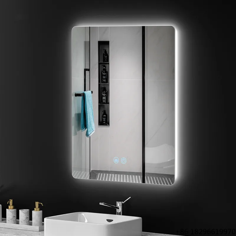 

Frameless Rectangle Bathroom Mirror Explosion Proof Wall