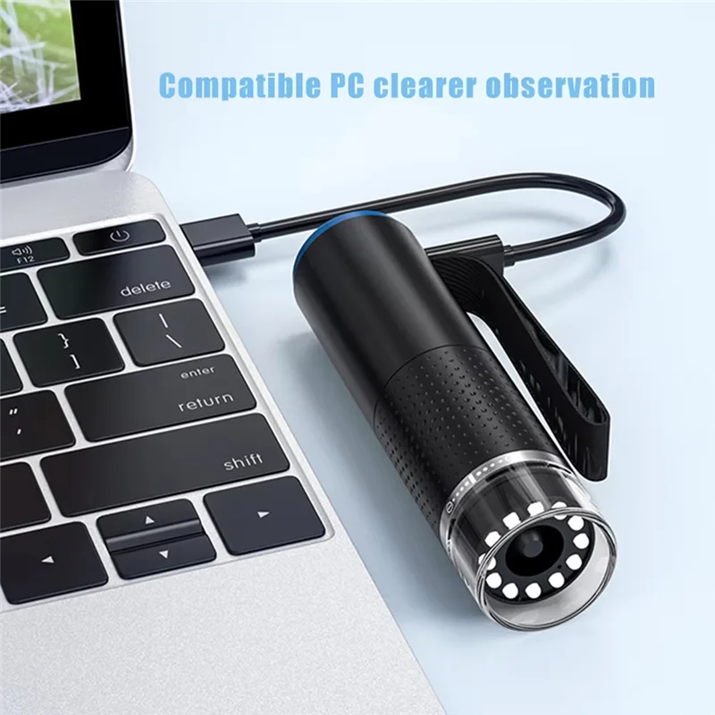 B29C-Microscopio de alta claridad 1080P WIFI 50X-1000X microscopio para teléfono/Ipad/Windows/MAC