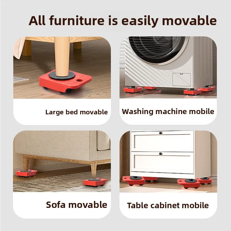 Heavy object moving tool Heavy object moving device Furniture universal wheel Large heavy object moving artifact