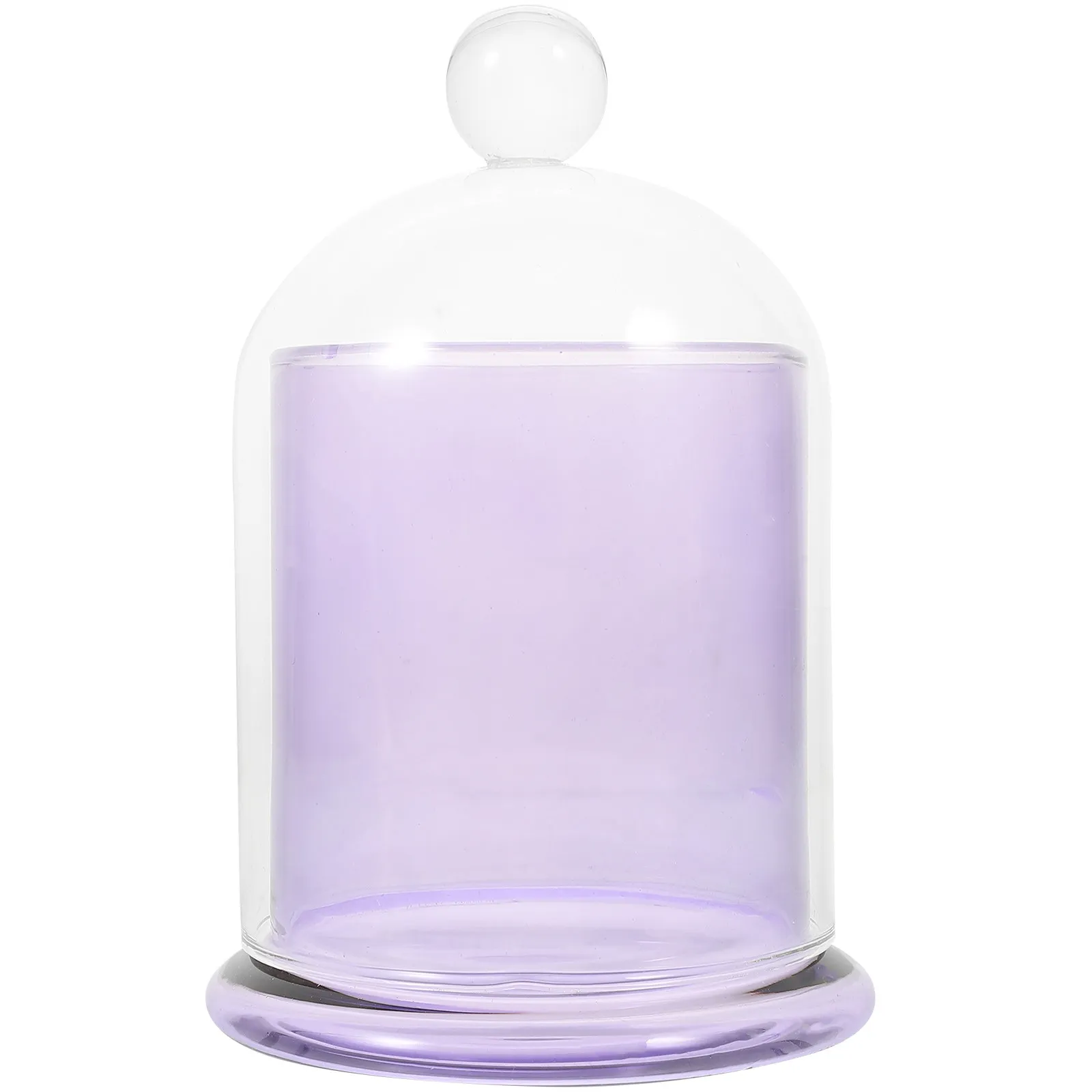 1Set Holder Aromatherapy Cup Decorative Cloche Dome Household Cover Romantic Home Desktop Decoration