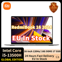 Xiaomi RedmiBook 16 Laptop 2024 13th intel i5-13500H Xe Graphics 16GB DDR5 512GB/1T SSD 16-inch 120Hz IPS Screen Notebook PC