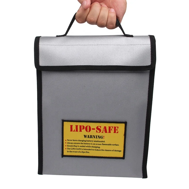 5 قطعة مقاومة درجات الحرارة العالية مقاومة للحريق واقية من الانفجار يبو الحرس حقيبة السلامة لبطارية RC Li-PO وتخزين الألعاب الكهربائية