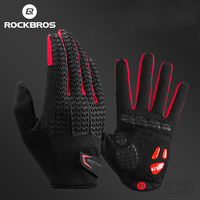 ROCKBROS Windproof Cycling Gloves Touch Screen Riding MTB Bike Bicycle  Thermal Warm Motorcycle Winter Autumn  