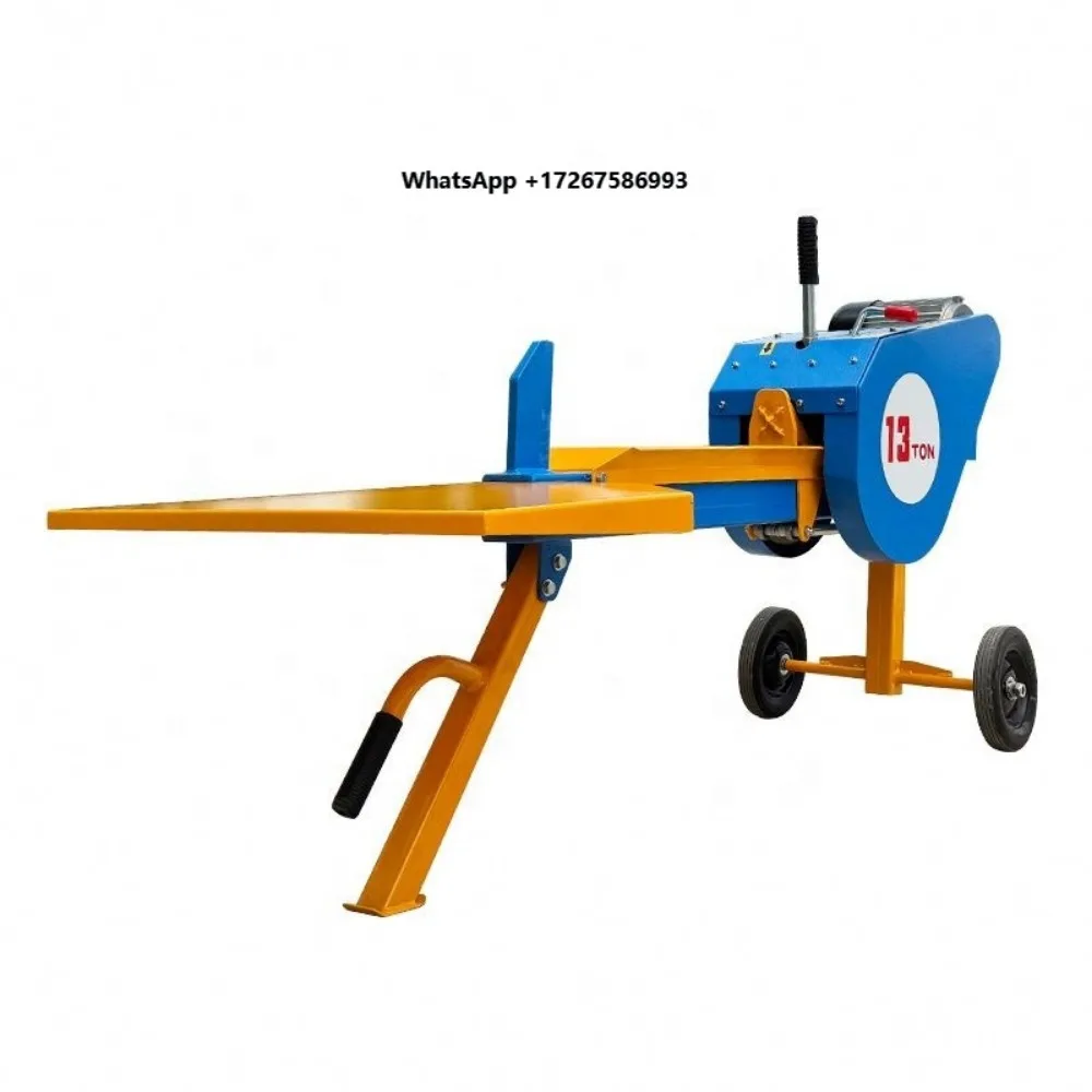 13T Electric Log Splitter Equipped Flywheel Energy Storage System Horizontal Design Move and Open Work