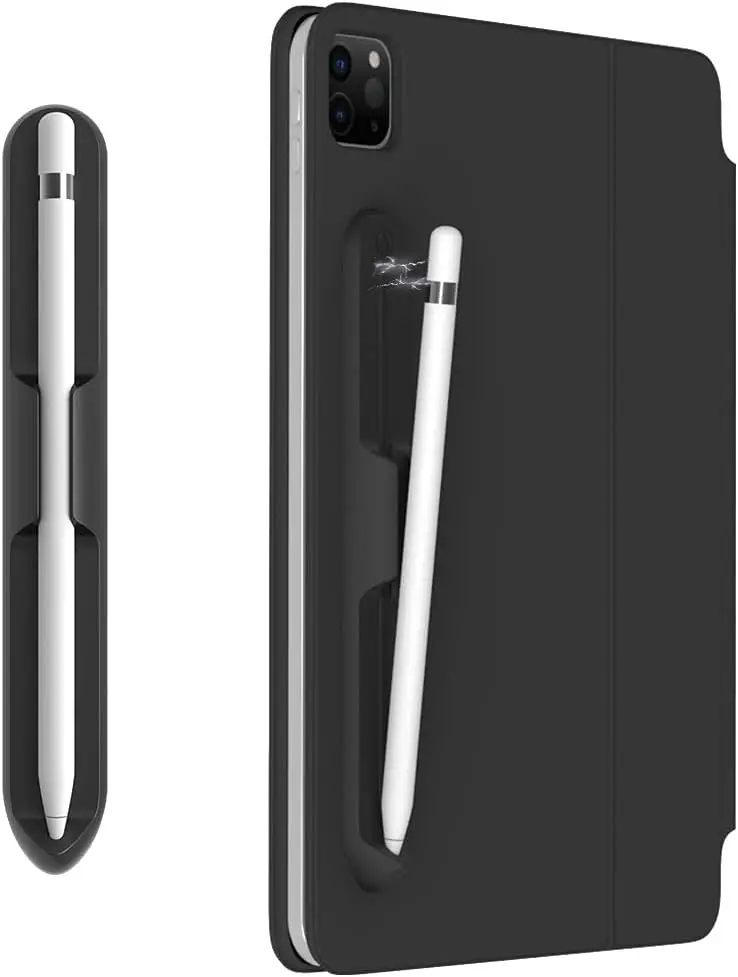 

Держатель iPencil для карандашей 1-го/2-го поколения, прочная клейкая силиконовая наклейка-держатель [магнитный дизайн крепления] для iPad Stylus Pen