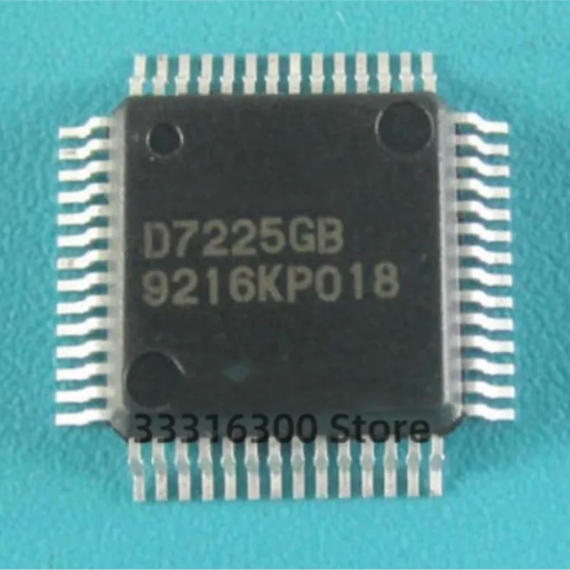 10PCS New UPD7225GB  Silk screen  D7225GB  QFP52  LCD driver IC