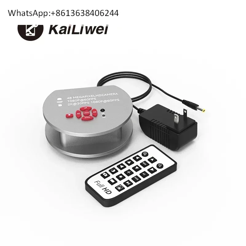 Industry Camera Digital Electronic Video Microscope Camera USB HDM Outputs supports TF card storage