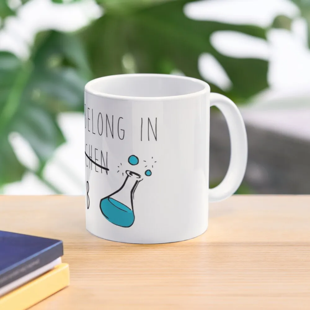 

Women Belong in the Lab Coffee Mug Ceramic Coffee Cup