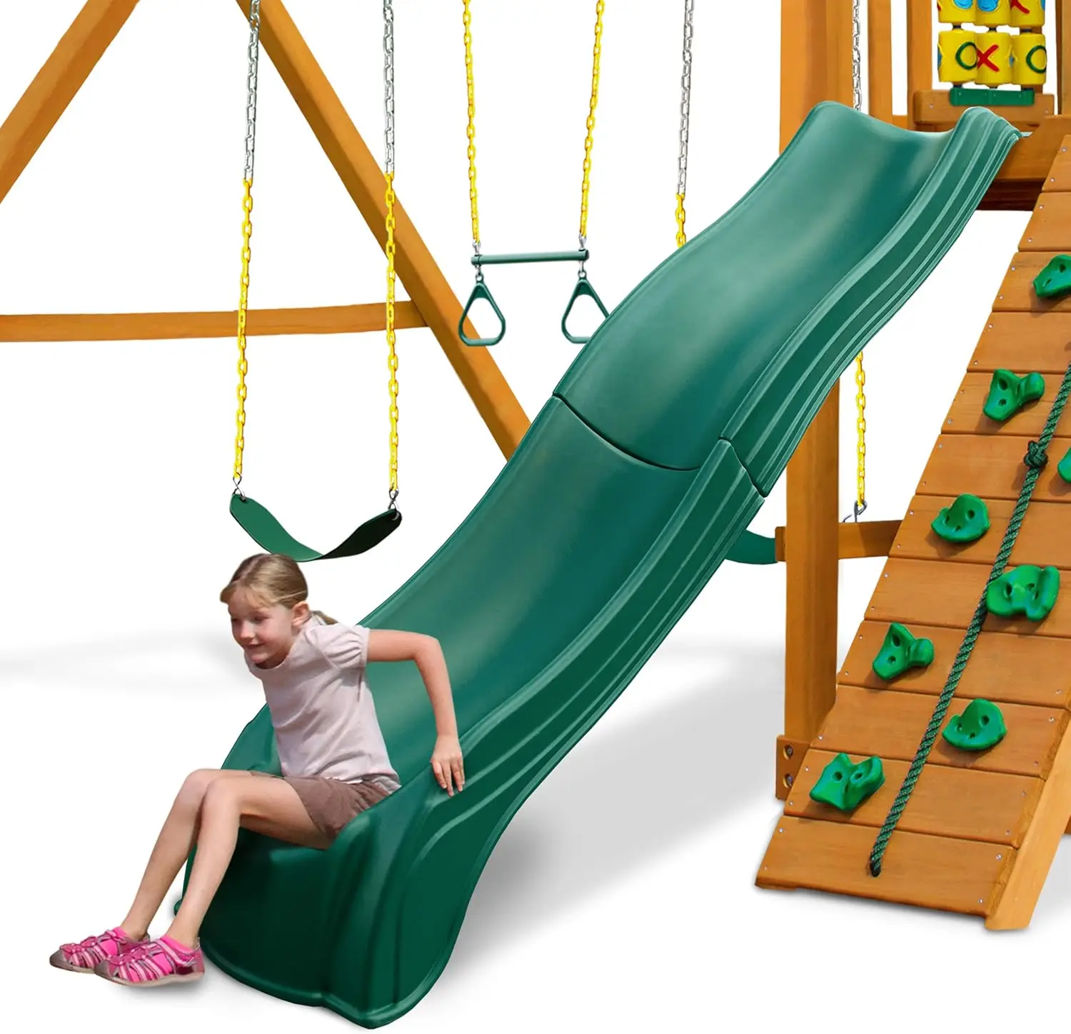 WS 5033 Olympus Wave Slide Plastic Slide for 5' Decks, Green