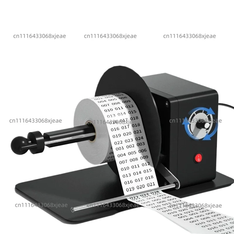 Desktop Small Winding Machine Label Rewinder Full-Automatic Rewinder For Self-Adhesive Coated Paper Mini Electric Label Rewinder