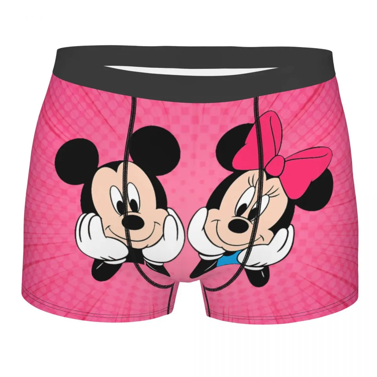 Custom Mickey Mouse Boxers Shorts Mens Briefs Underwear Novelty Underpants