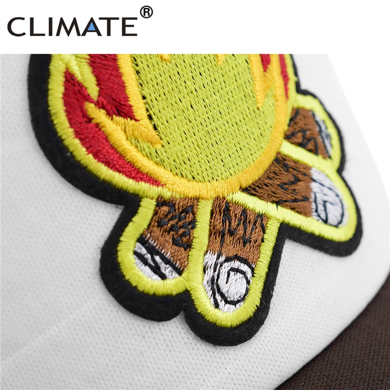 CLIMATE Campfire Camper Trucker Cap Camping Hiking Mesh Cool Cap for Outdoor Baseball Cap Summer Camp Cool Mesh Caps Men