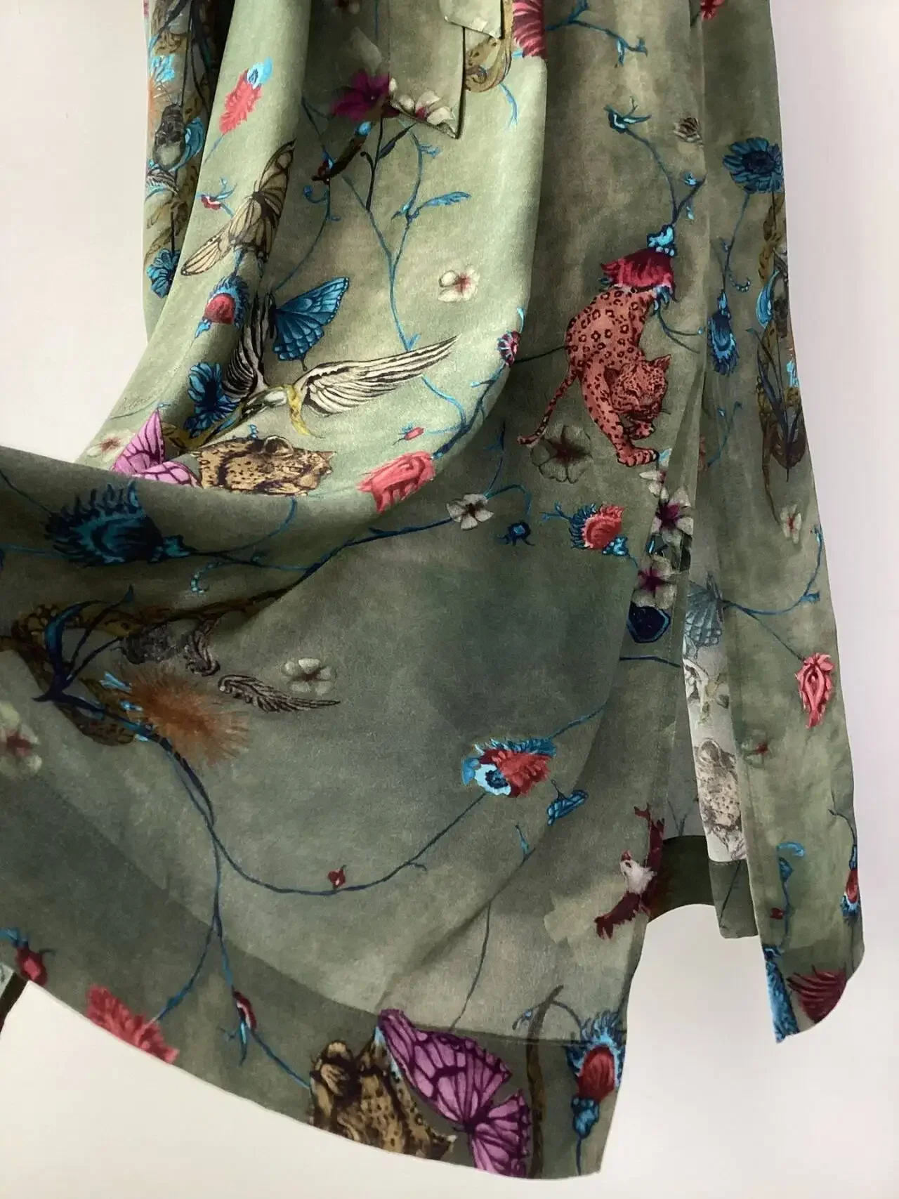 Women\'s Elegant Casual Summer Dress 2024 New Women\'s Butterfly Flower Printed Long Dress Fashionable and Beautiful Robe