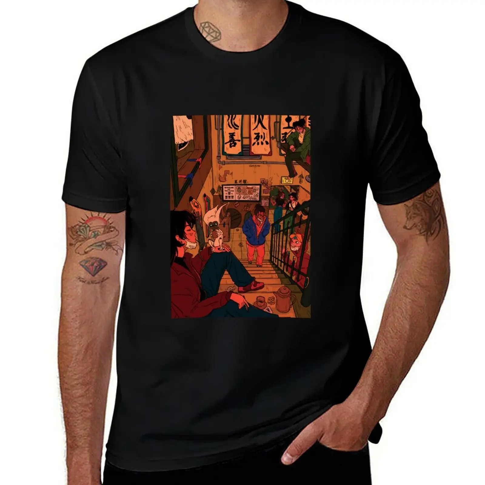 in the backroom of the jasmine dragon T-Shirt Anti-Pilling Casual T-Shirt