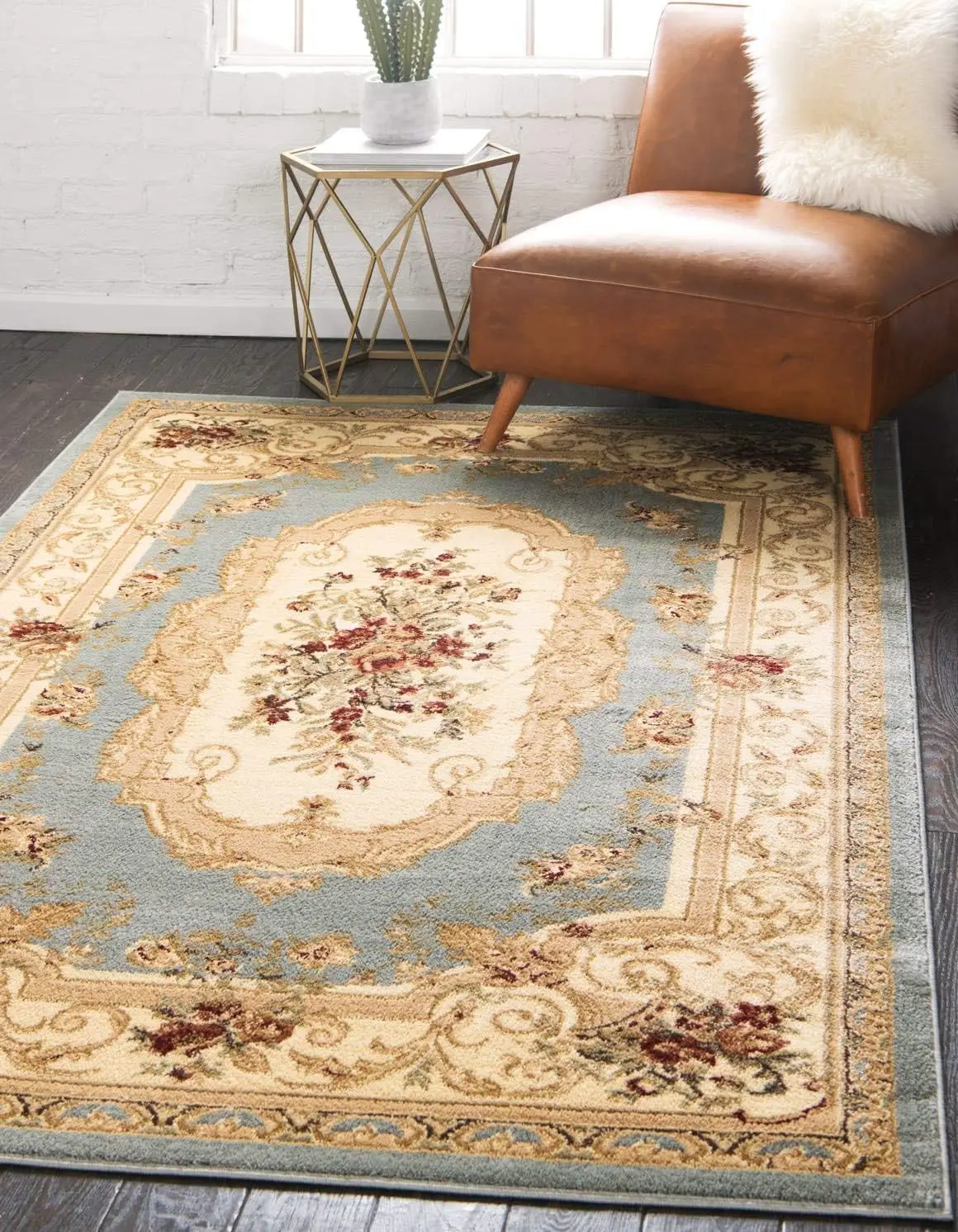 

Versailles Collection Traditional Classic Medallion Motif Area Rug