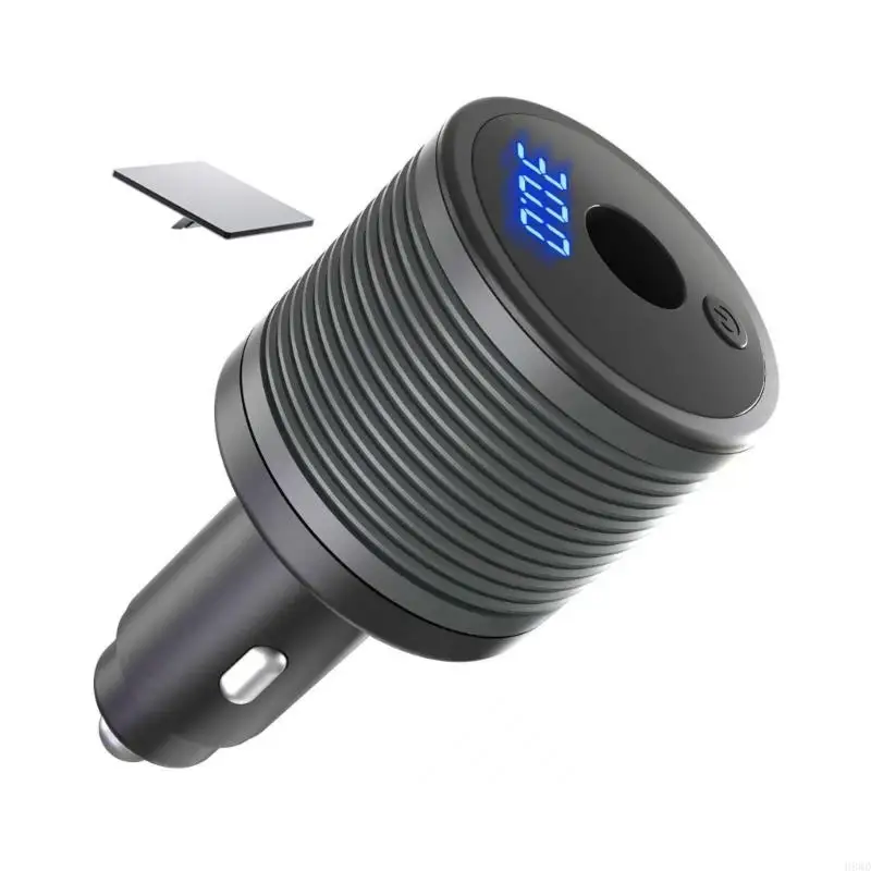 Car Chargers Car Power Adapter with Plugs-In Socket, Voltages Display, 12V/24V to 30V Conversion for Vehicle H8WD
