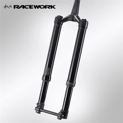 Bicycle BOOST Fork MTB Air Supension 27.5/29er 110*15MM Mountain Bike Tapered Fork Travel 140mm Oil Gas Fork Bike Accessories