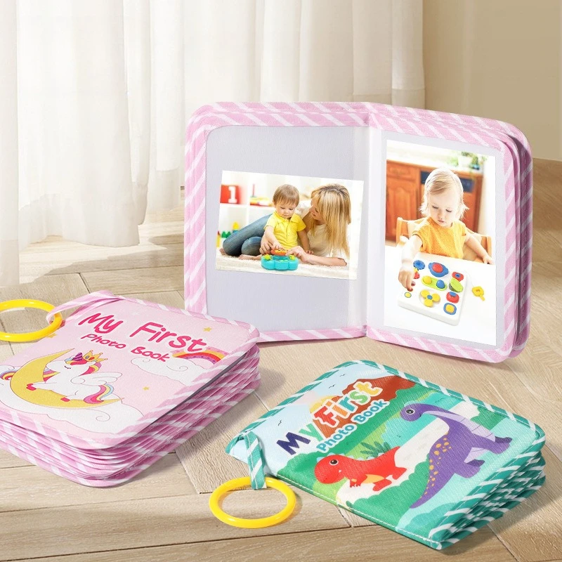 Giocattoli per bambini album di libri di stoffa per bambini libro fotografico panno per libri commemorativi per neonati
