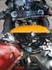 섬유 탄소 스티어링 댐퍼 스태빌라이저 오토바이, 댐퍼 마운트 브래킷 지지대 키트, 혼다 CBR954RR CBR954 RR CBR 954RR 용 2