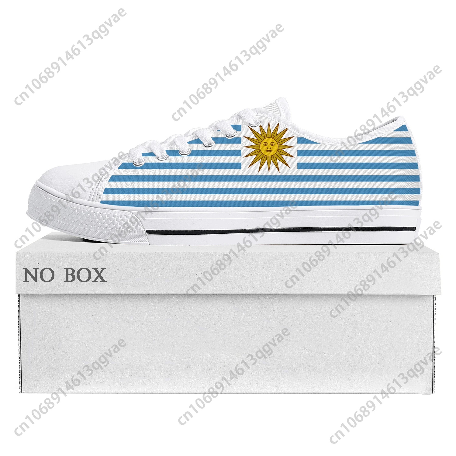 Uruguayan Flag Low Top High Quality Sneakers Mens Womens Teenager Canvas Sneaker Uruguay Prode Casual Couple Shoes Custom Shoe