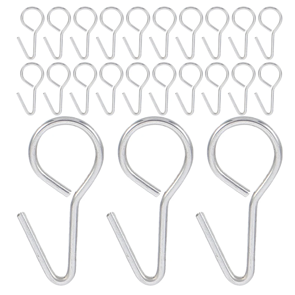 

50pcs S Metal Car Installation Hooks Fixing Covers Easy Installation Durable Secure Multifunctional Camper Rv Trailer