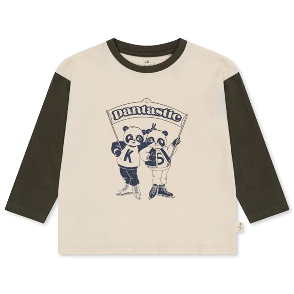 Spring Baby Boys Long Sleeve T Shirts Kids Cotton Clothes Autumn Girls Cartoon Panda Pullover Children Ping-pong T-shirt Tops