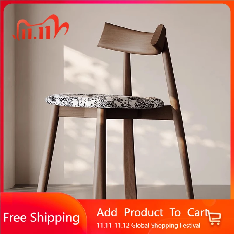 

Ergonomic Organizer Dining Chairs Princess Accent Wooden Wedding Wedding Makeup Chairs Salon Muebles Entrance Hall Furniture