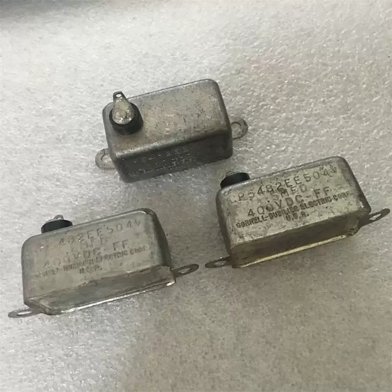 CORNELL-DUBILIER 0.5UF generation 0.47uf400V gallbladder machine coupled oil immersed capacitor from the United States