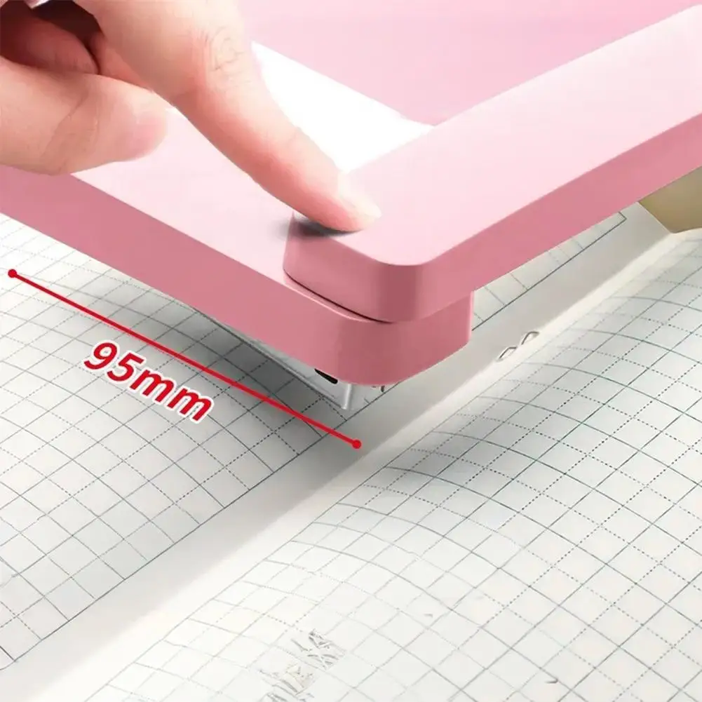 Portable Rotary Stapler 360-degree Rotation Thickened Effortless Heavy Duty Stapler Household Bookbinding Supplies