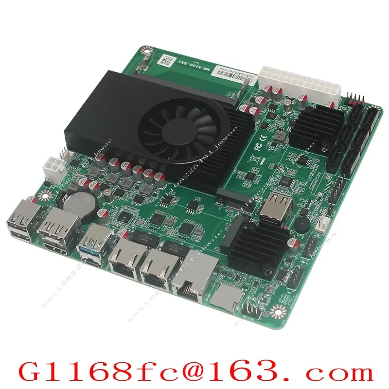 N100/N150 Supercomputer AI Main Board 2 2.5G 10 Gigabit Network Interface Cards 2 M.2/TPM/DDR5