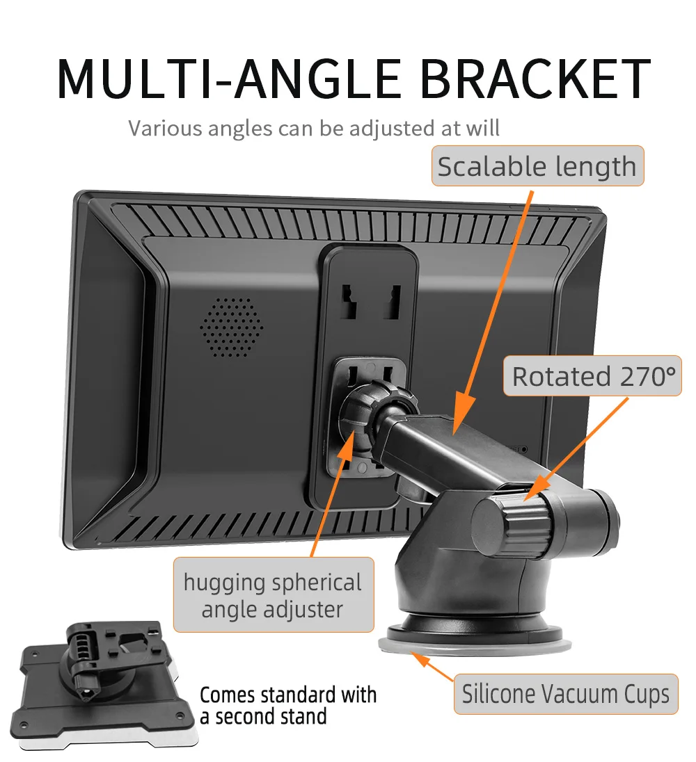 BQCC-مشغل سيارة MP5 محمول ، شاشة IPS عالية الدقة مقاس 9 بوصة ، مرآة ، مشغل سيارة لاسلكي ، أندرويد تلقائي ، بلوتوث ، قوس مزدوج ، ستيريو سيارة ، راديو #4