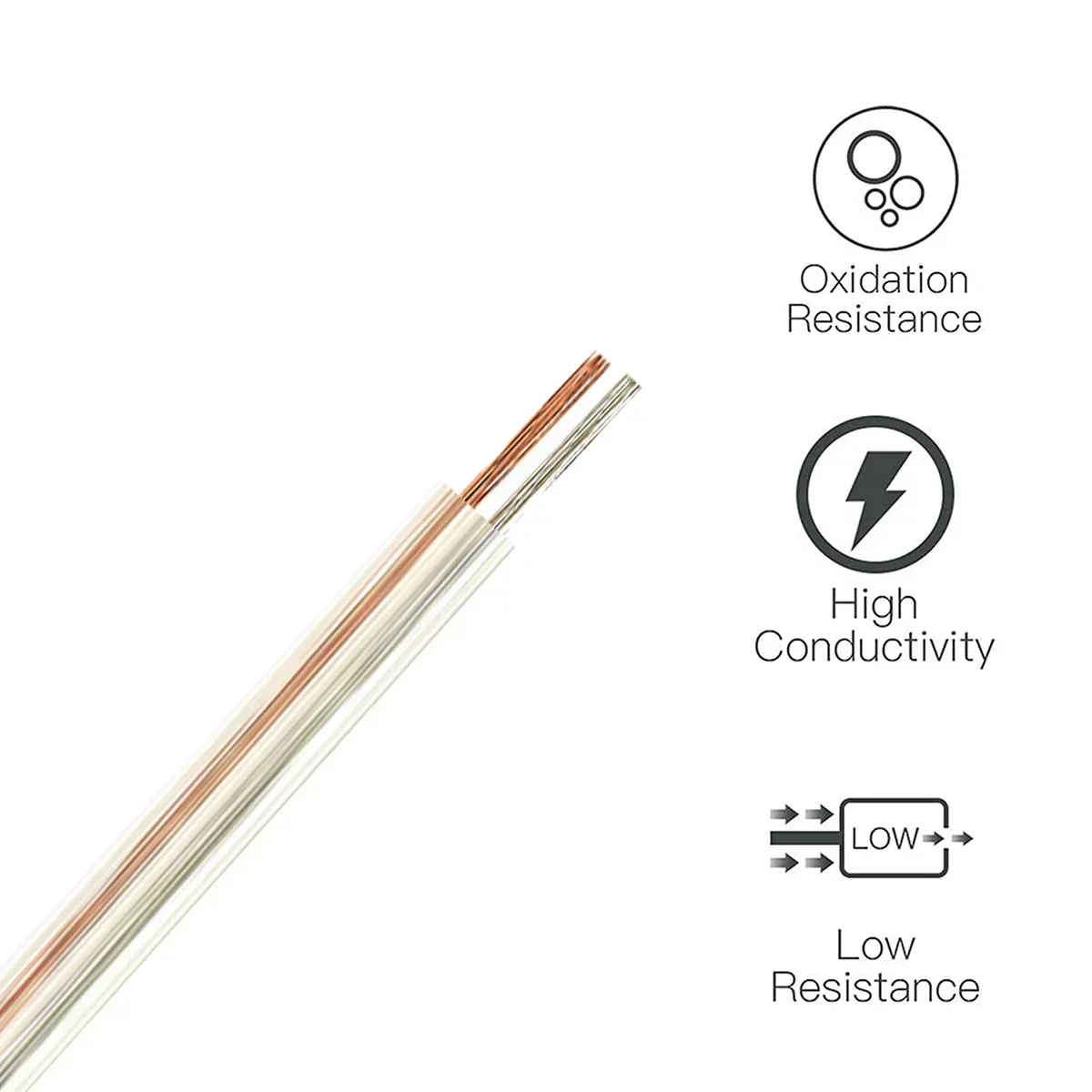 2Pin Electrical Wire 28/26/24/22/20/18/16/14 AWG Tinned Copper Extension Cable For Speaker LED Strip Light 12V JST SM Connector - view 3