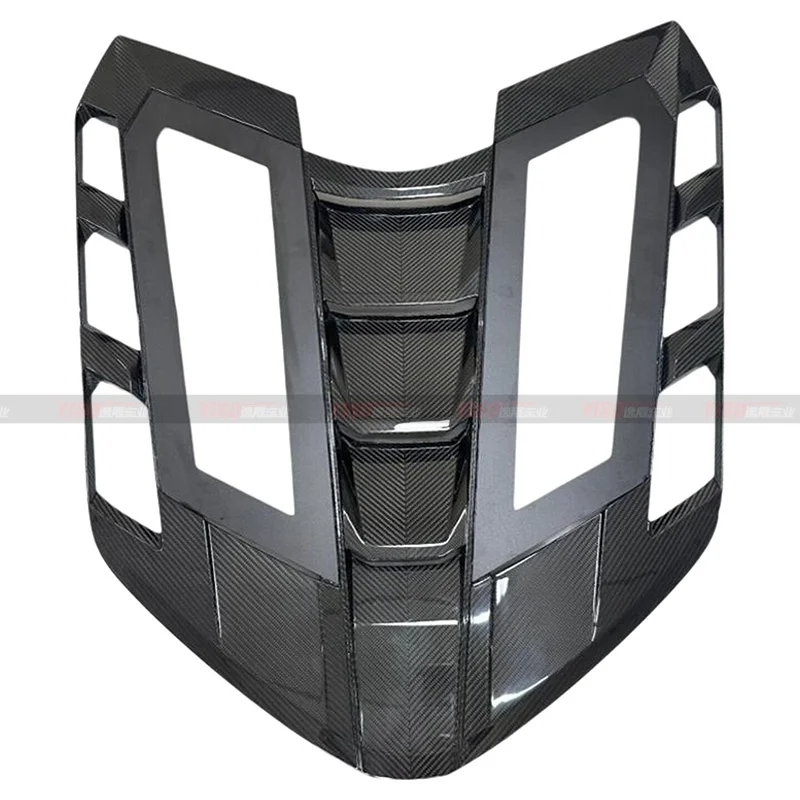 Suitable for Corvette C8 ZR1 Z06 dry carbon fiber rear window air vents Corvette ZR1 louvers and Z06 windshield