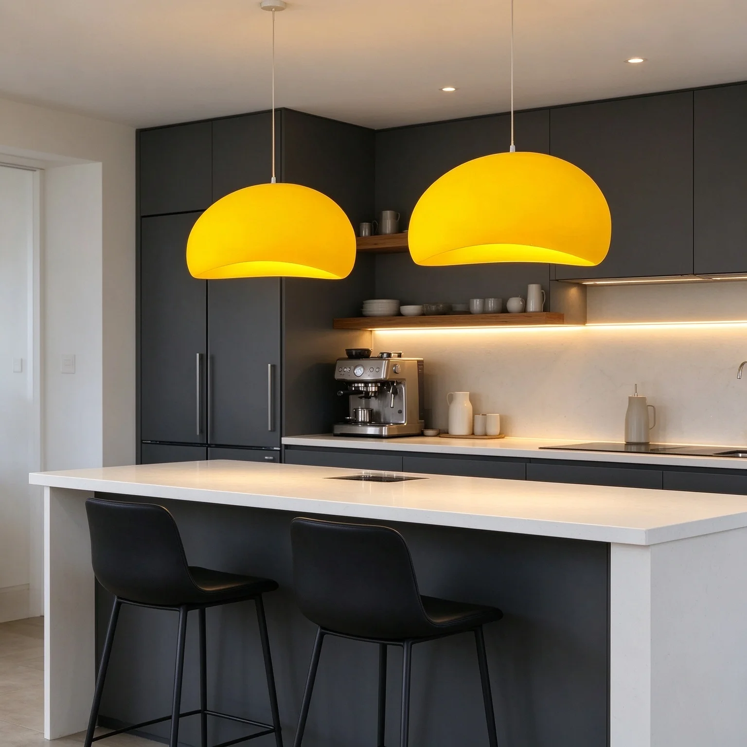 60cm Colorful Semi-Circular Dome Pendant Light Polystyrene E27 90-260V 1.5m Adjustable Wire for Dining Kitchen Decor