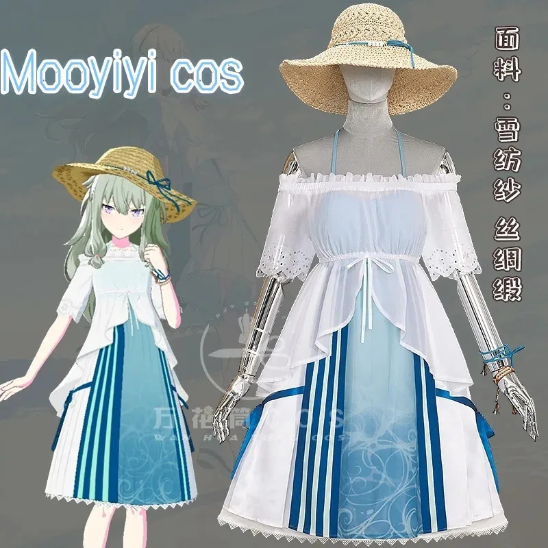 

Summer clothing Newly Kusanagi Nene Cosplay costume Halloween Christmas PJSK S-XL Role Playing Party Comic Sexy Skirt