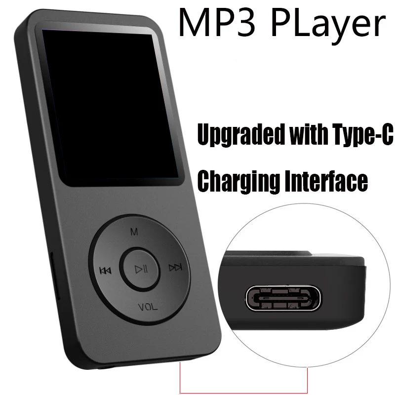 Portable Music Player with Wireless Connectivity and Built in Speakers FM Radio eBook Support Recording Function