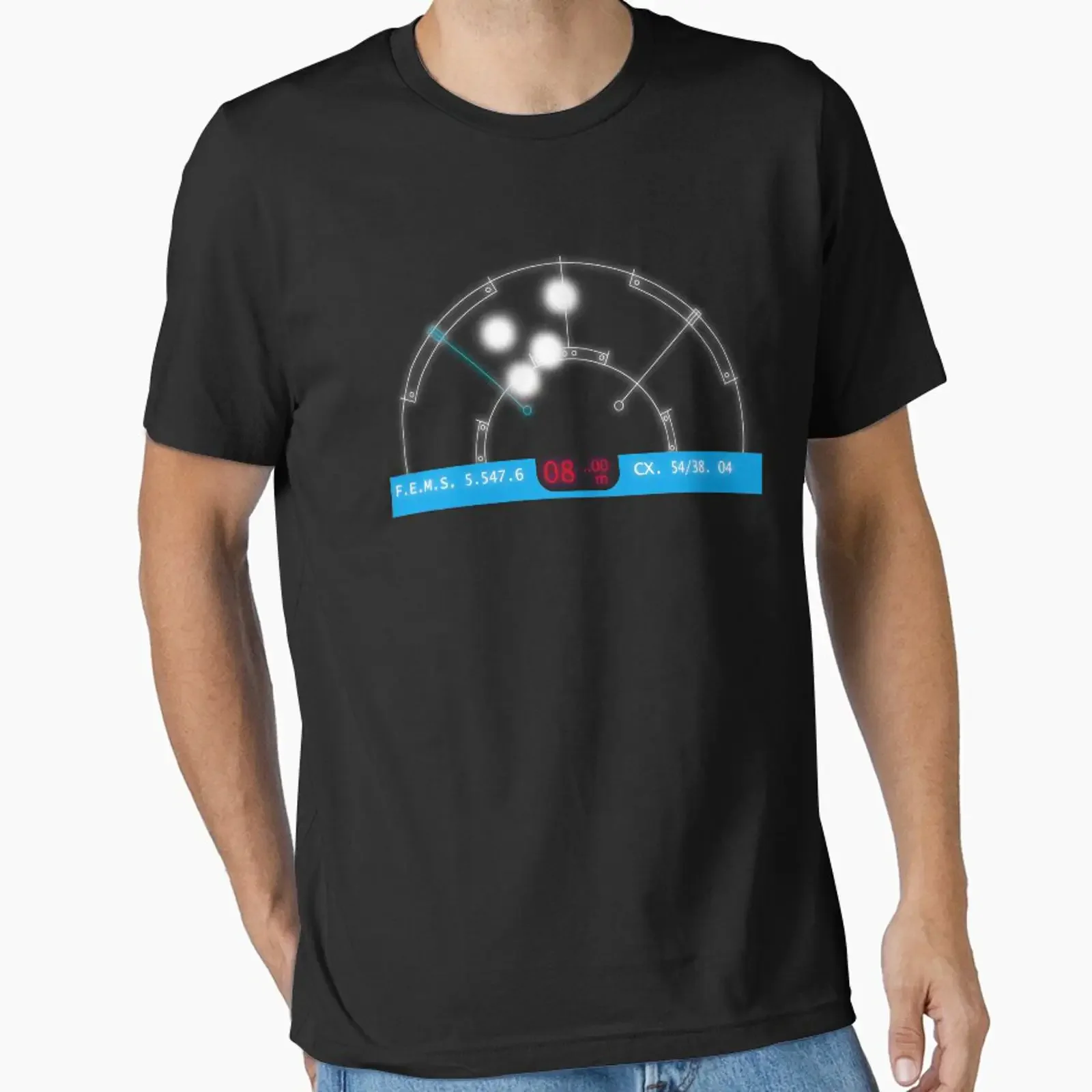 Aliens Motion Tracker Essential T Shirt vintage Washed streetwear Comfortable graphic Versatile Soft Breathable Unisex