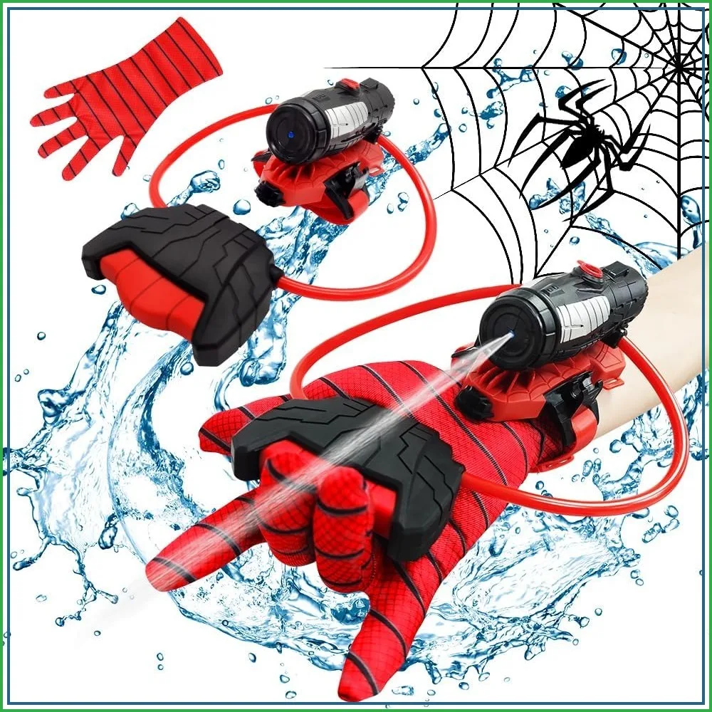

Summer Water Toys, LED Water Guns, Superhero Squirt Guns with Glove for Pool Beach Outdoor Water Fighting