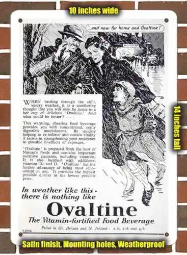 Metal Sign - 1953 Ovaltine- 10x14 inches