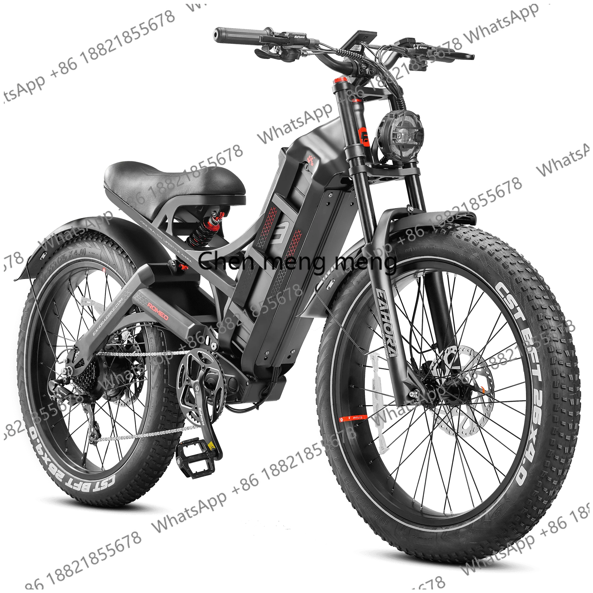 Pro High-power Fatbike Ebike Electric Fat Tire Mountain E Hybrid Road Cargo Dirt Bike Bicycle Adult