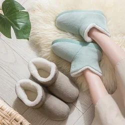 Home Slipper Cloud Womens Flip Flops Winter Warm Plush Indoor House Shoes Casual Flat Fuzzy Female Furry Living Room Slides